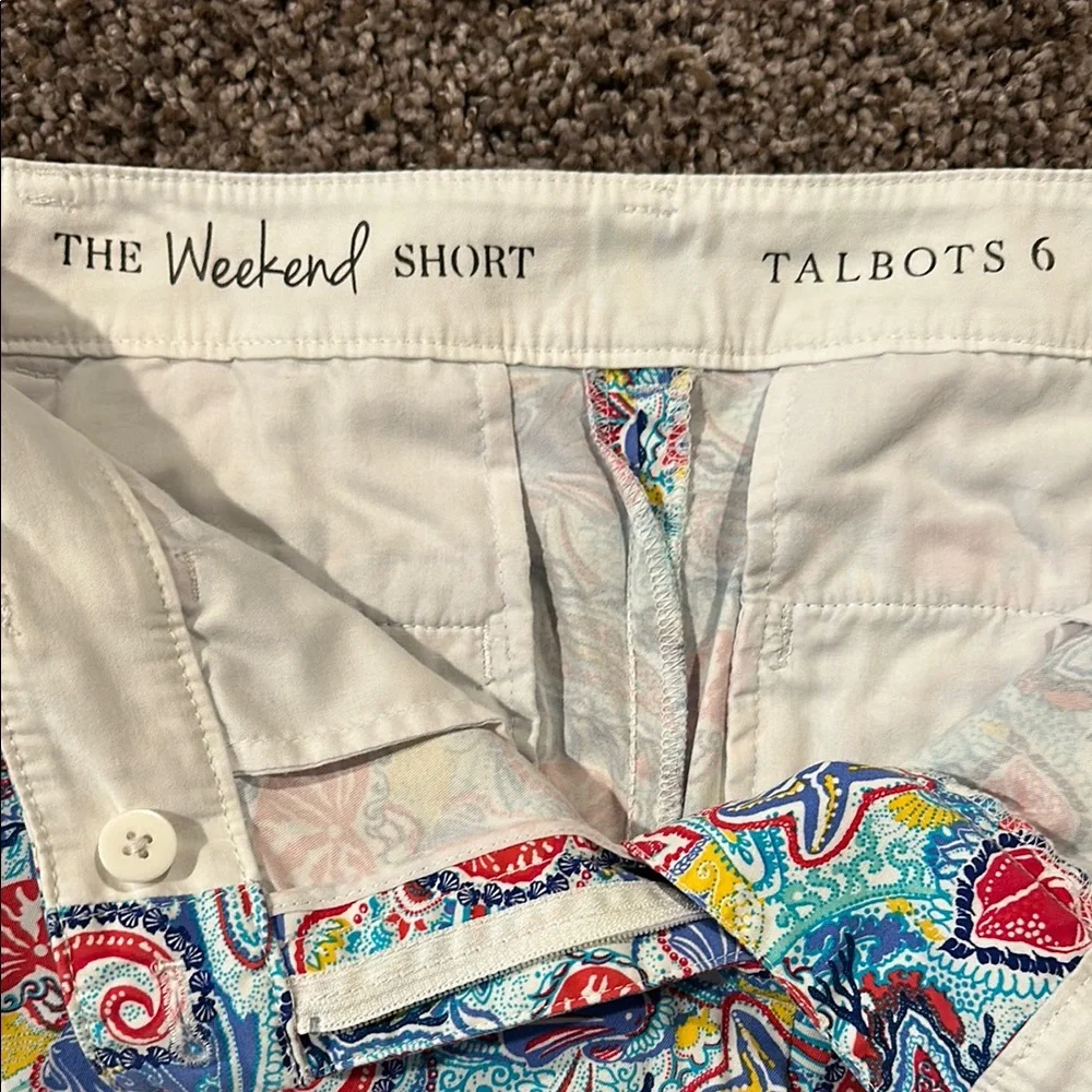 Talbots Weekender Shorts Sz 6 - Picture 3 of 5